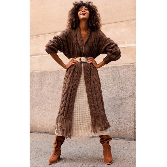 Free People Wildest Heart Cardi Sweater Jacket $398